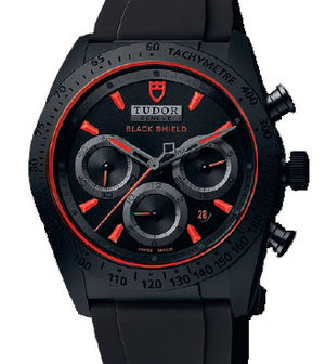 42000CR rubber strap Tudor Fastrider Black Shield