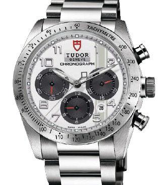 42000 white dial steel bracelet Tudor Fastrider Black Shield