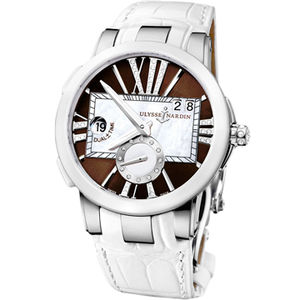 243-10/30-05 Ulysse Nardin Executive Dual Time Lady