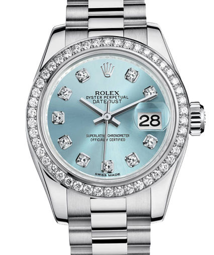 179136 blue diamond dial Rolex Lady-Datejust 26 Archive