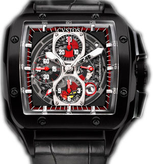 Evosquare Chrono steel black Cvstos Evosquare