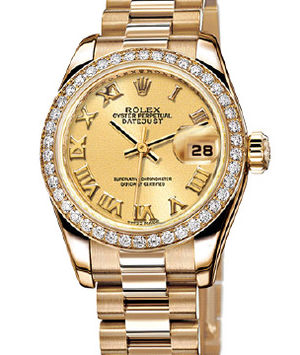 179138 champagne Roman dial Rolex Lady-Datejust 26 Archive