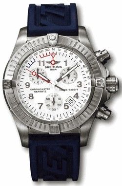 E73360.WHITE.RUBBER Breitling Avenger
