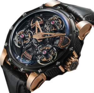 TTR3 Power  ADLC Titanium Pink gold black diamonds Antoine Preziuso Master Exclusive Creations