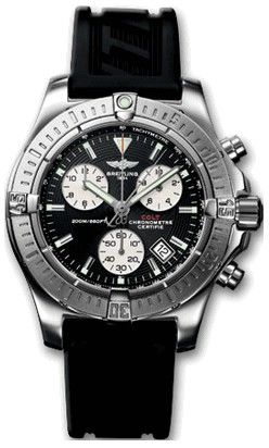 A73380.BLACK.RUBBER Breitling Avenger