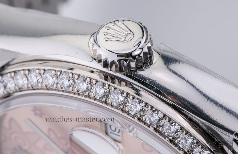 116244 Pink floral motif Jubilee Bracelet Rolex Datejust 36