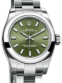 176200  Olive green dial Rolex Oyster Perpetual