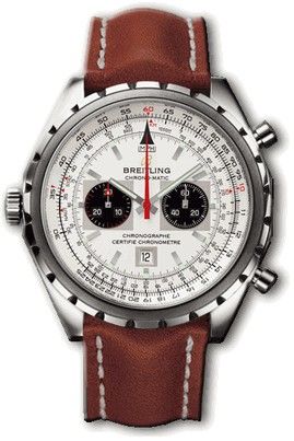 A41360.WHITE.CALF.BA Breitling Navitimer