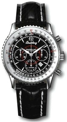 A41370.BLACK.CROCO.BA Breitling Navitimer