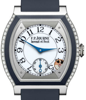 Titanium set with diamonds midnight blue F.P.Journe Elegante