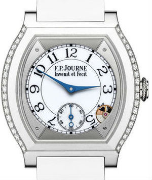 Titanium set with diamonds white F.P.Journe Elegante