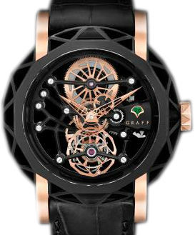 TITANIUM black DLC gold rose GRAFF Technical