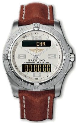 E79362.WHITE.CALF.BA Breitling Professional