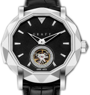White Gold With Black Dial GRAFF Technical