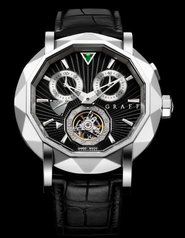 White Gold With Black Dial GRAFF Technical