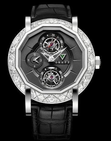 Diamond&White Gold With black dial GRAFF Technical