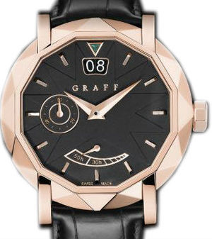 Rose Gold With Black Dial GRAFF Star