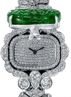 Diamond&Carved Emerald GRAFF High jewellery watches