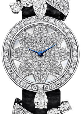 Diamond With White Mother of Pearl Dial GRAFF High jewellery watches