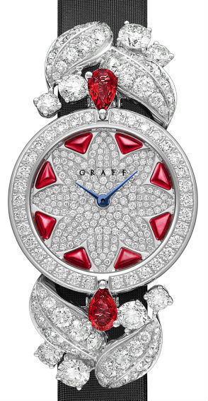 Diamond&Ruby GRAFF High jewellery watches