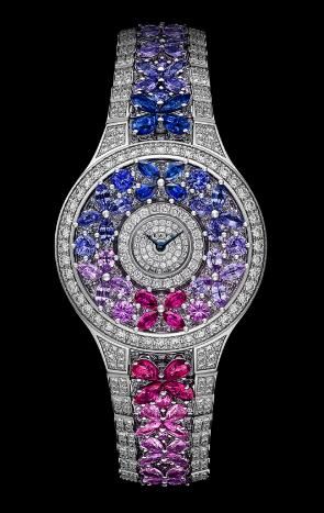 Full Motif Full Diamond&Multi-Coloured Sapphire GRAFF Butterfly