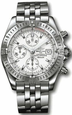 A13356.WHITE.INDEX.SSPILOT Breitling Chronomat 41