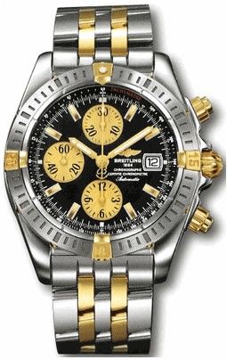 B13356.BLACK.INDEX.SGPILOT Breitling Chronomat 41