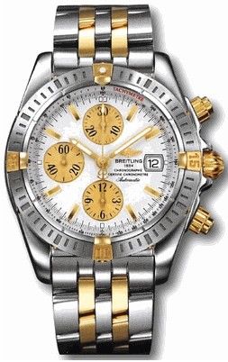 B13356.WHITE.INDEX.SGPILOT Breitling Chronomat 41