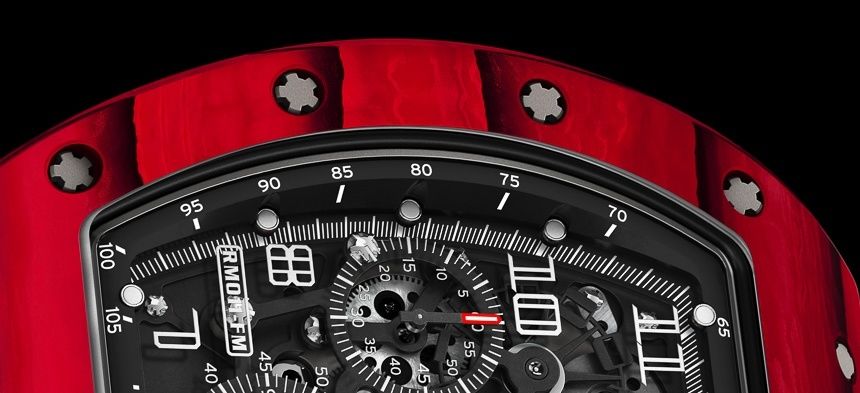 RM 011 Red TPT Quartz Automatic Flyback Chronograp Richard Mille Mens collectoin RM 001-050
