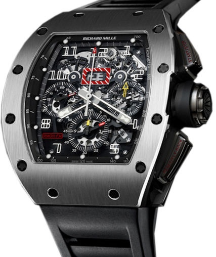RM 011 Flyback Chronograph White Gold Richard Mille Mens collectoin RM 001-050
