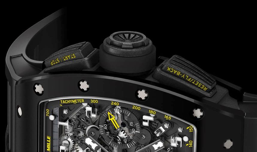 RM 011 Yellow Flash Richard Mille Mens collectoin RM 001-050
