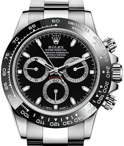 116500LN black dial Rolex Cosmograph Daytona