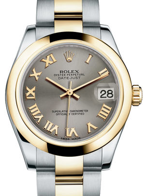 178243 Steel Roman dial Oyster Rolex Datejust 31