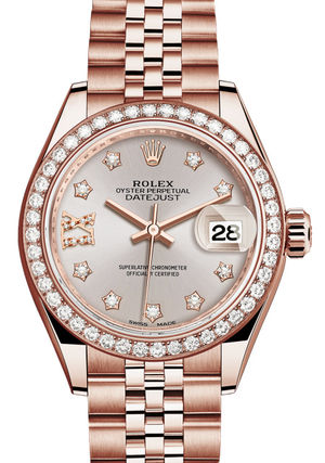 279135RBR Sundust set with diamonds Rolex Lady-Datejust 28