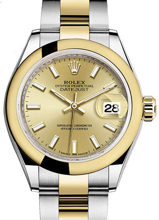 279163 Champagne dial Rolex Lady-Datejust 28