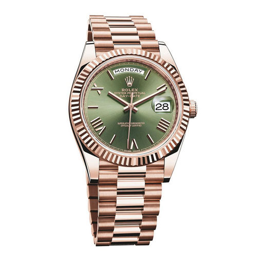 228235 Olive green Rolex Day-Date 40