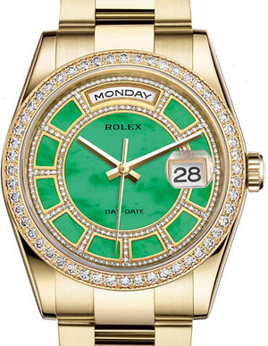 118348 Carousel of green jade dial Rolex Day-Date 36