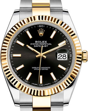 126333 Black Oyster Bracelet Rolex Datejust 41