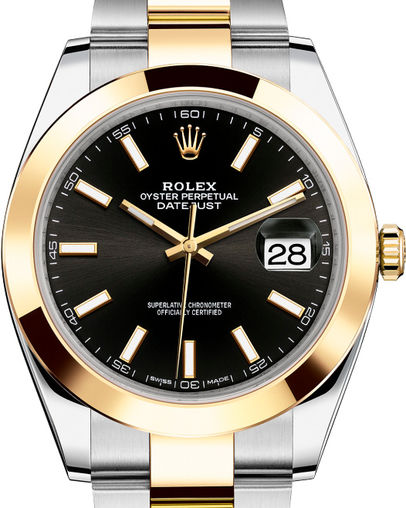 126303 Black Oyster Bracelet Rolex Datejust 41