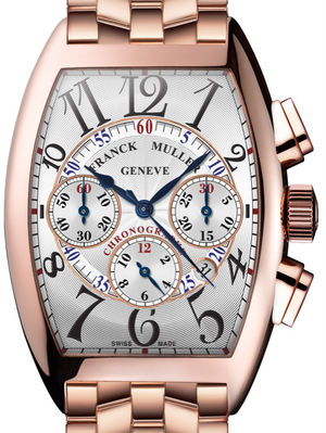 8880 CC AT Rose Gold Bracelet Franck Muller Cintree Curvex Chronograph