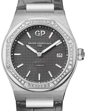 80189-D11A-231-CB6A Leather Strap Girard Perregaux Laureato