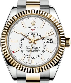326933 Champagne Rolex Sky-Dweller