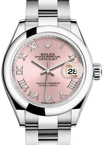 279160 Pink Rolex Lady-Datejust 28