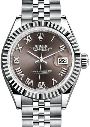 279174 Dark grey Rolex Lady-Datejust 28