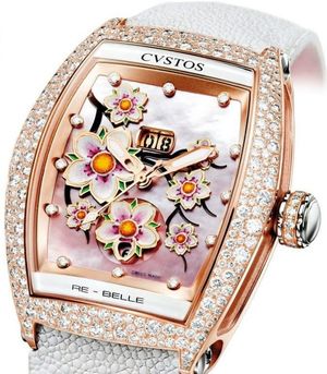 re-belle sakura red gold diamond snow setting Cvstos Re-Belle