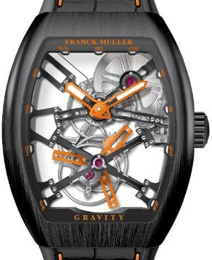 V 45 T GRAVITY CS SQT TTNRBR.OR Franck Muller Vanguard Gravity