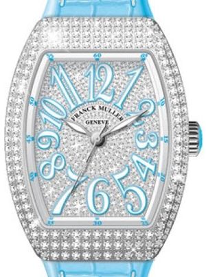 V 35 SC AT FO D CD OG.BL DIAM.BLC BL Franck Muller Vanguard Lady Automatic