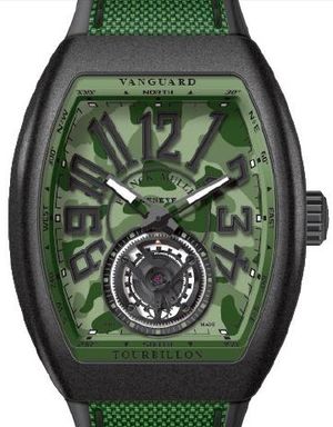 V 45 T CAMOUFLAGE TTNRMC.SB CAMOUFLAGE SB.NR NR Franck Muller Vanguard Camouflage