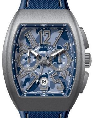 V 45 CC DT CAMOUFLAGE TTMC.BL CAMOUFLAGE BL.GR TT Franck Muller Vanguard Camouflage