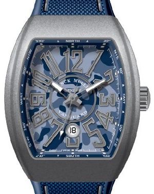V 45 SC DT CAMOUFLAGE TTMC.BL CAMOUFLAGE BL.GR TT Franck Muller Vanguard Camouflage